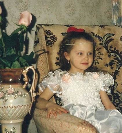 Юлия Хлынина в детстве