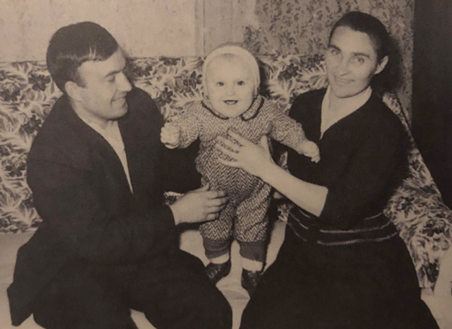 Федор Черенков с родителями