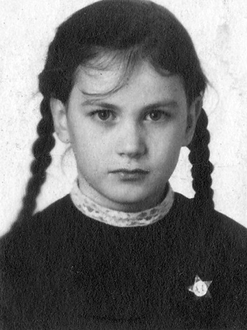 Светлана Разина в детстве