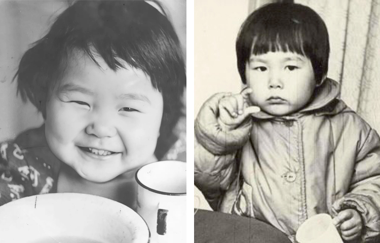 Анита Цой в детстве