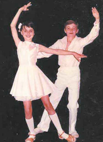 Анастасия Заворотнюк и Никита Салопин в детстве