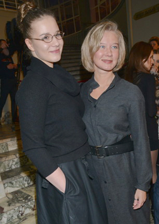 С дочерью Василисой