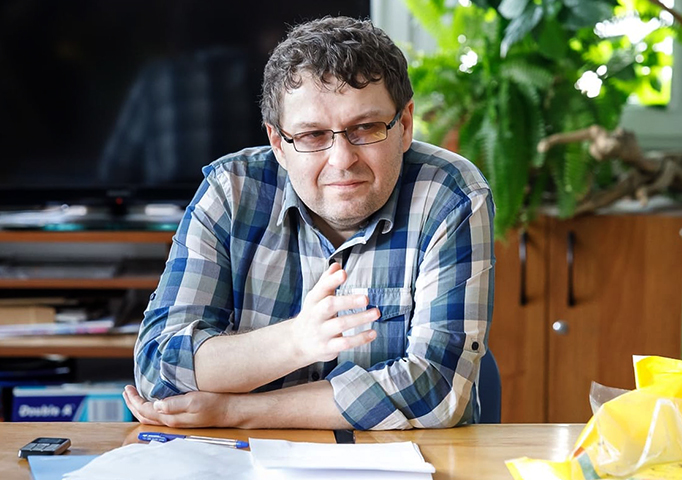 Писатель Эдуард Веркин