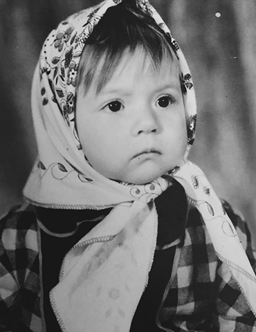 Соня Кузьмина в детстве