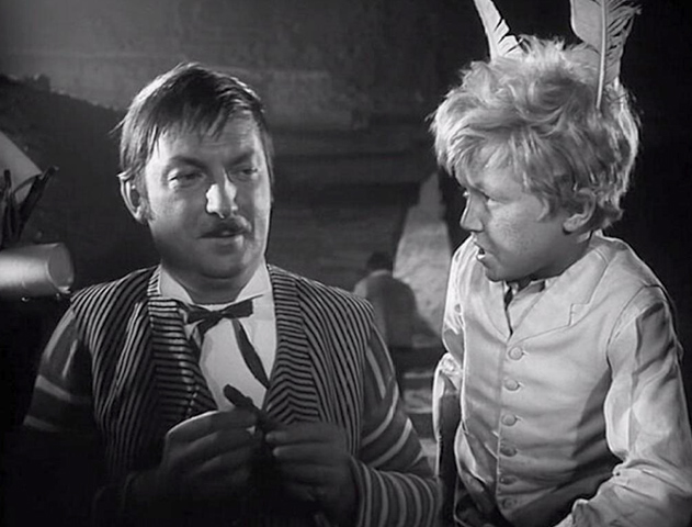 Георгий Вицин и Сергей Тихонов в экранизации «Деловые люди» (1962)
