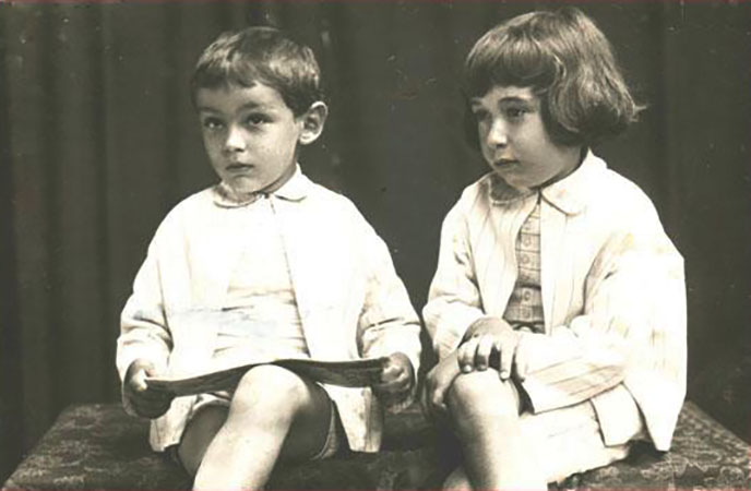 Яков Аким и Генрих Исерлис. Галич, 1927 г.