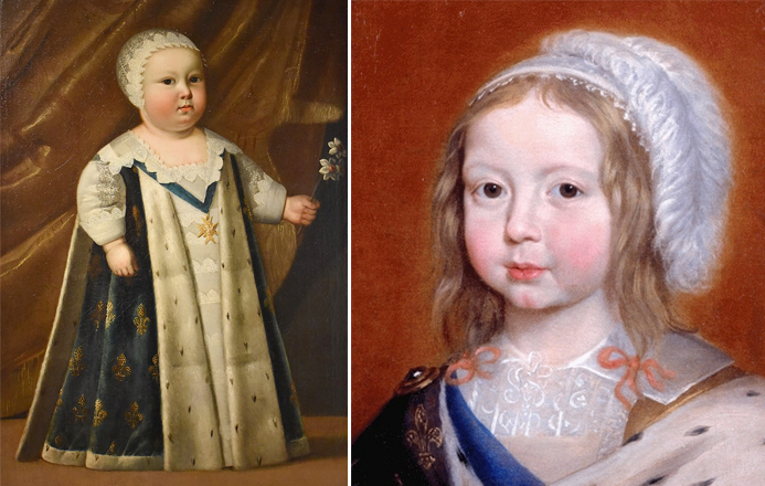 Людовик XIV в детстве