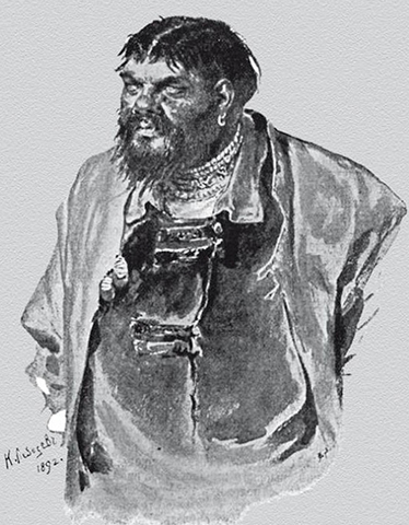 Малюта Скуратов. худ. К. В. Лебедев, 1892 г.