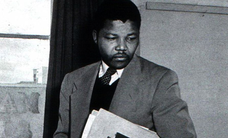 Нельсон Мандела в годы учебы