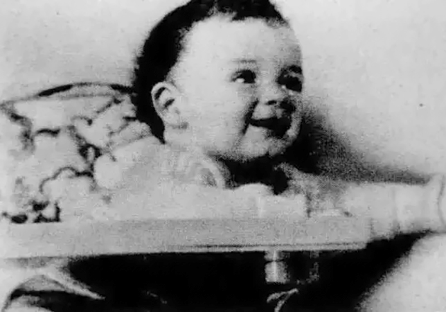 Аль Капоне в младенчестве
