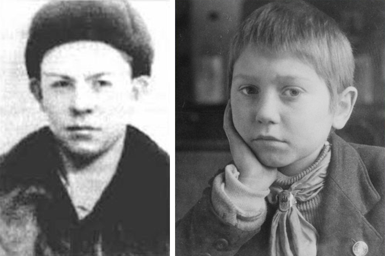 Валентин Распутин в детстве