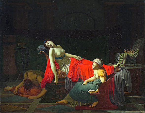Смерть Клеопатры (1796–1797), картина Жана-Батиста Реньо