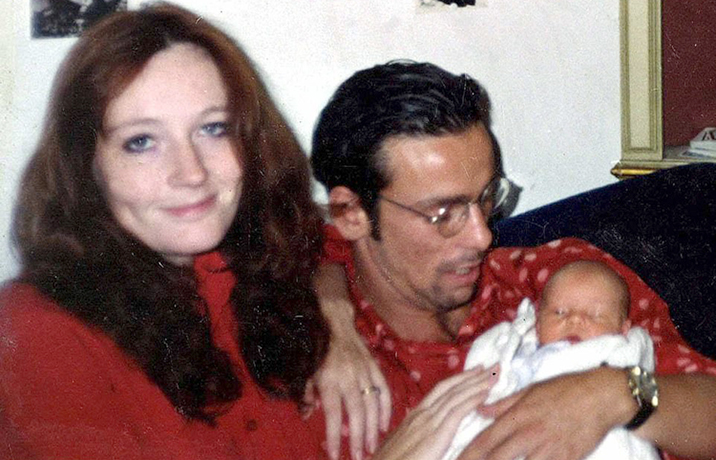 С первым мужем Хорхе и дочерью Джессикой