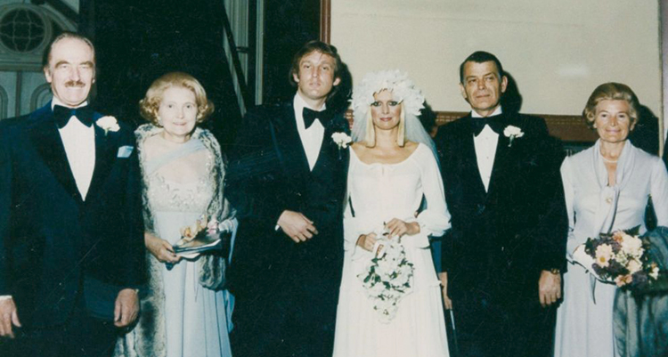 Свадебное фото с Дональдом Трампом (1977)