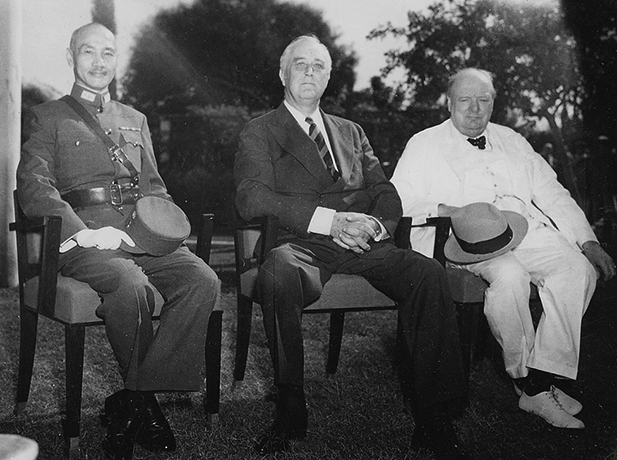 Во время Каирской конференции. 1943 г.