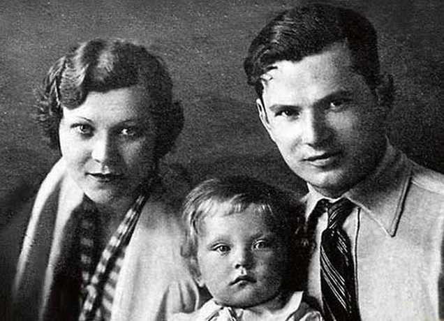 С Владимиром Коралли и сыном Игорем