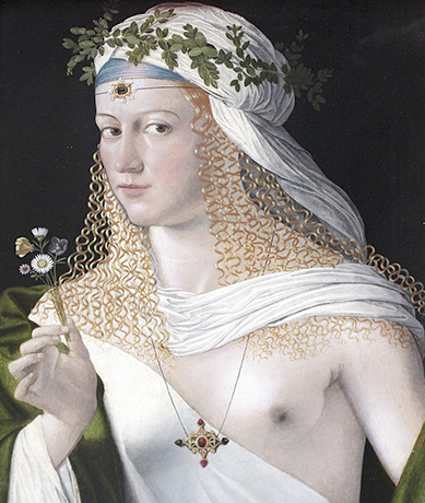 Предполагаемый портрет Лукреции Борджиа, худ. Бартоломео Венето