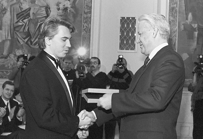 Дмитрий Хворостовский и Борис Ельцин