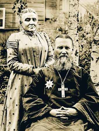 С супругой Елизаветой Константиновной