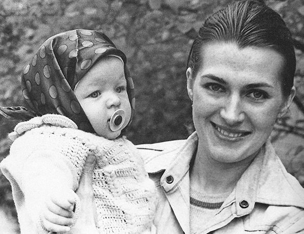 Милица Йовович с мамой Галиной Логиновой