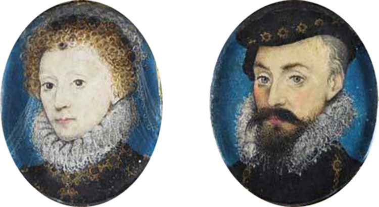 Елизавета I и Роберт Дадли (около 1575 г.)