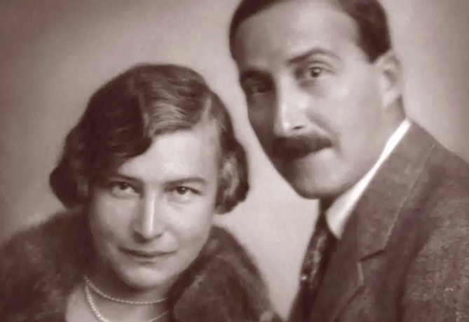 С первой женой Фредерикой Марией Бергер