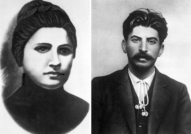 Родители: Екатерина Сванидзе и Иосиф Джугашвили (Сталин)