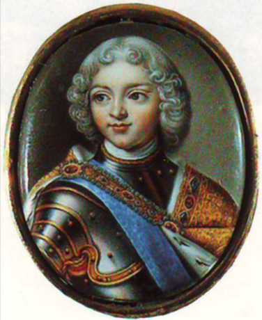 Портрет Петра II в конце 1720-ых