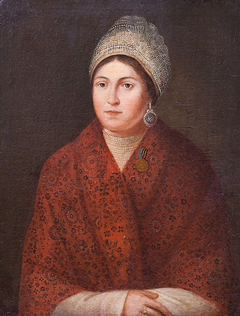 «Портрет Василисы Кожиной», худ. А. Смирнов (1813)