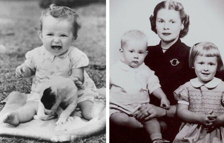 Мерил Стрип в детстве (справа с мамой и братом)