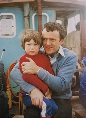 Киллиан Мерфи с отцом в детстве