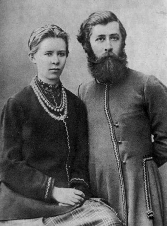 Леся Украинка и Климент Квитка