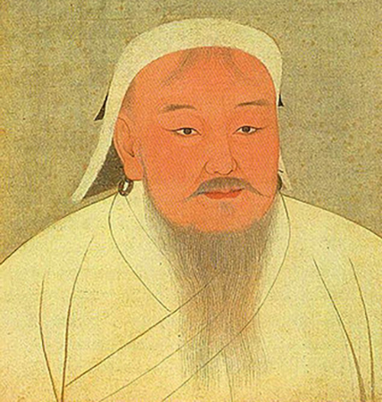 Чингисхан на картине 13 века