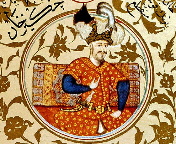 Чингисхан на османской миниатюре 16 века