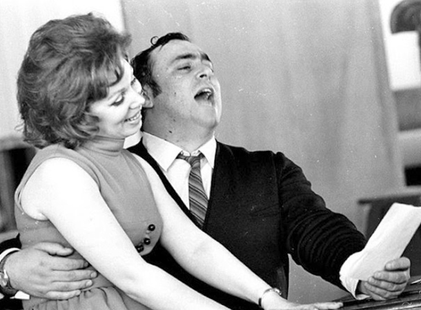 Лучано Паваротти и Мирелла Френи (1965)