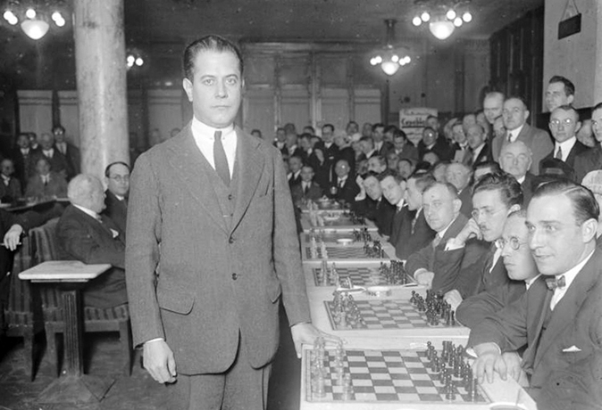 Одновременный матч на тридцати досках в Берлине, июнь 1929 г.