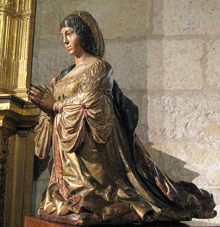 Статуя Изабеллы работы Фелипе Бигарни, Королевская капелла (Гранада)
