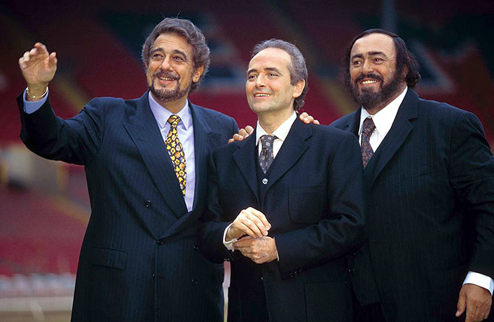 Пласидо Доминго, Хосе Каррерас и Лучано Паваротти