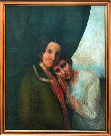 Елена Блаватская с матерью на картине «Две Елены», 1844–1845 гг.