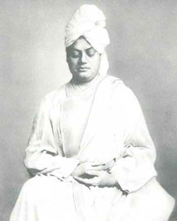 Свами Вивекананда во время медитации. Лондон, 1896 г.