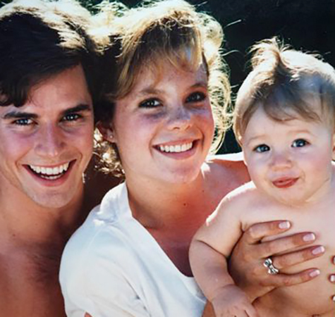 Блейк Лайвли с родителями в детстве