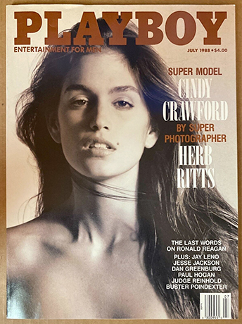 На обложке Playboy (1988)
