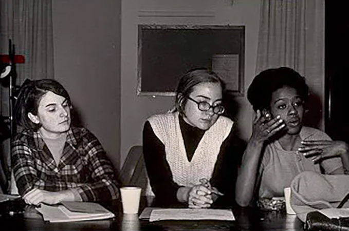 Во время учебы в Колледже Уэллсли, 1969 г.