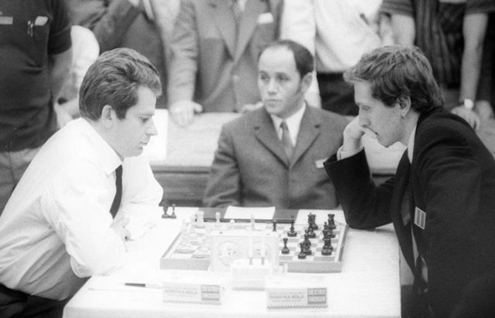 Борис Спасский и Бобби Фишер в «Матче века» (1972)