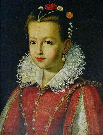 Портрет Марии Медичи в детстве