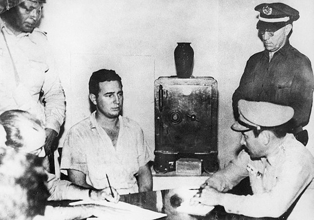 Кастро во время ареста (1953)