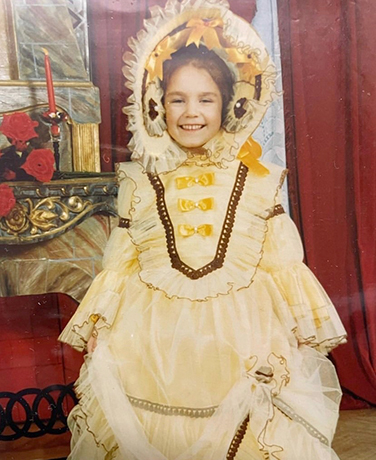 Мария Борисова в детстве (фото из соцсети)
