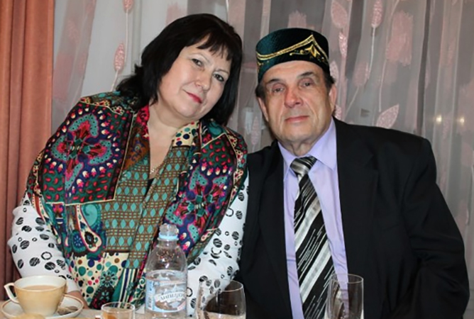 С женой Светланой