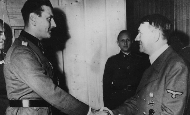 Отто Скорцени и Гитлер